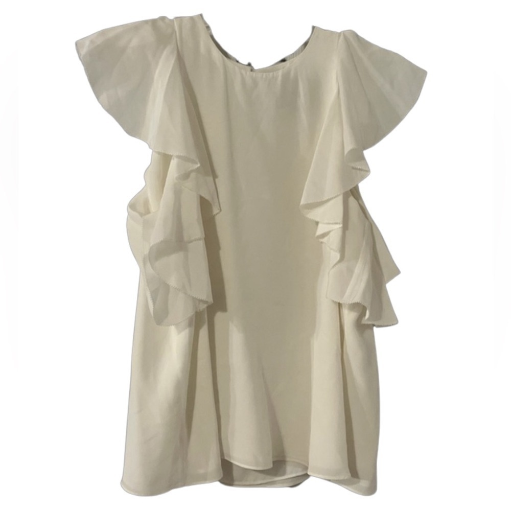 Alexis Butterfly Sleeve Silk Blouse